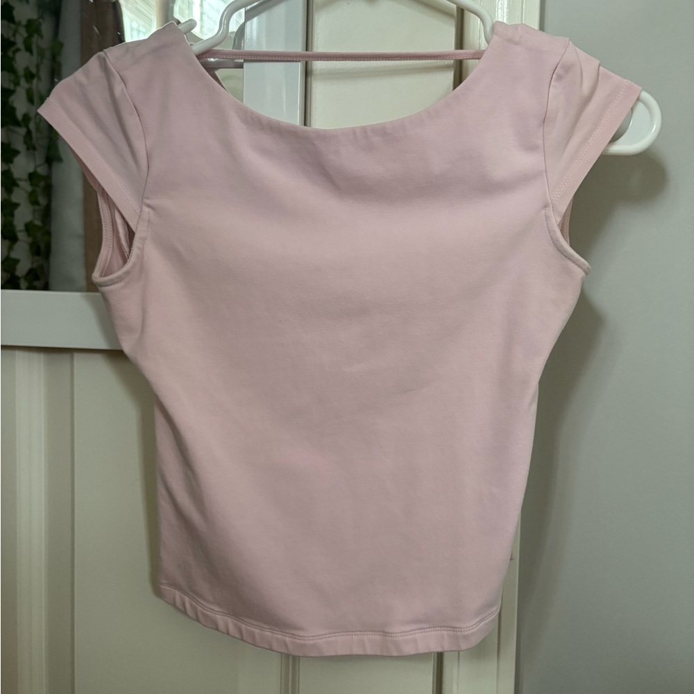 Garage Pink Open Back Going Out Top